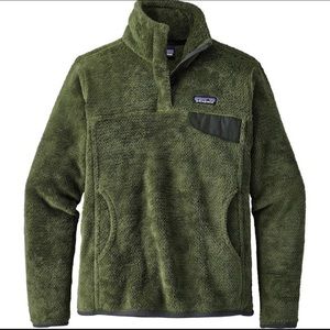 HTF Patagonia Re-Tool Snap-T in Olive Pine Green